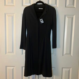 MM. Lafleur Charcoal Grey Size 8 beautiful lined dress. *Never Worn*